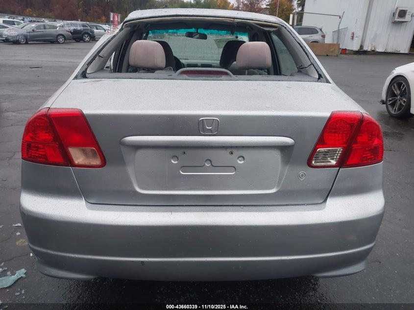 2004 Honda Civic Vp VIN: 2HGES16354H562583 Lot: 43660339