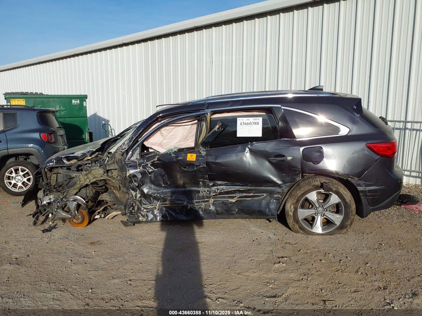 2014 Acura Mdx VIN: 5FRYD4H24EB017735 Lot: 43660388