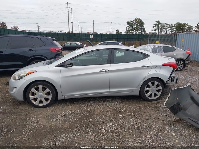 2013 HYUNDAI ELANTRA LIMITED KMHDH4AE7DU722006
