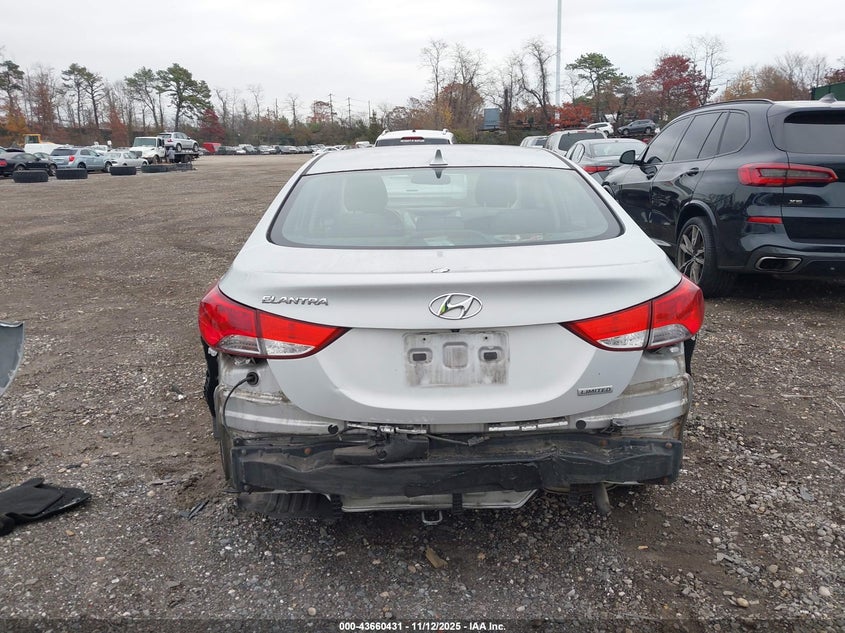 2013 HYUNDAI ELANTRA LIMITED KMHDH4AE7DU722006