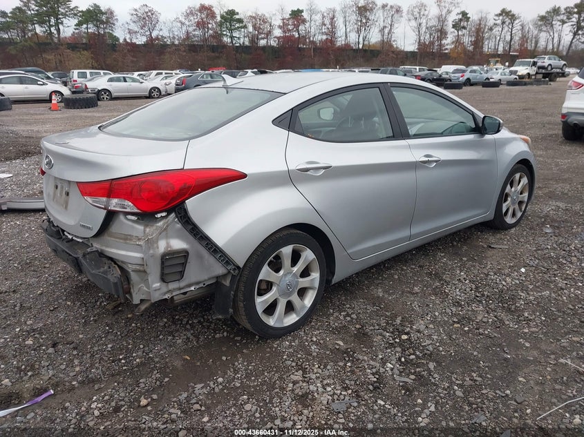 2013 HYUNDAI ELANTRA LIMITED KMHDH4AE7DU722006