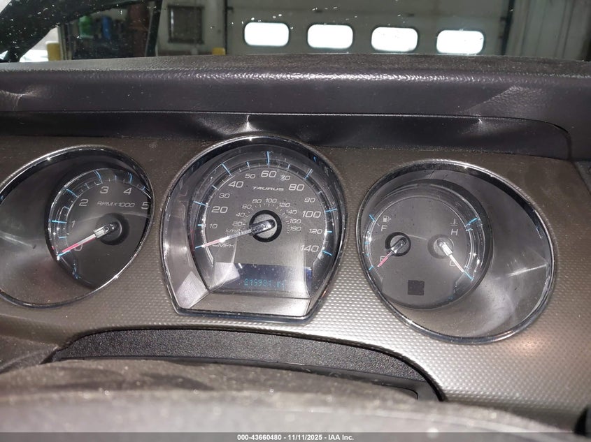 2012 Ford Taurus Sel VIN: 1FAHP2HW6CG136363 Lot: 43660480