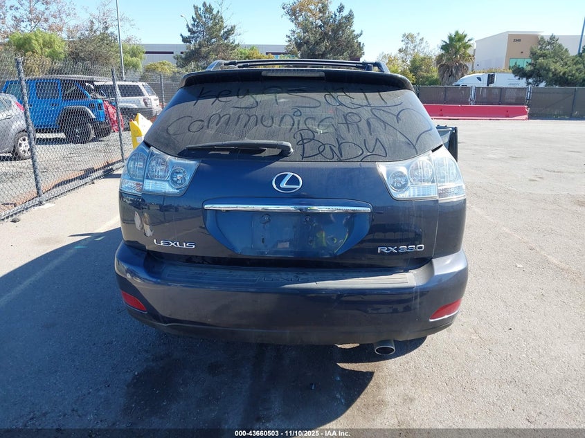 2005 Lexus Rx 330 VIN: 2T2GA31U65C032863 Lot: 43660503