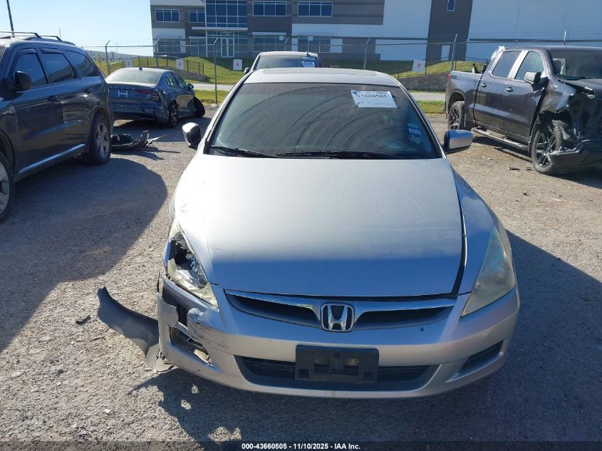 2007 Honda Accord 3.0 Lx VIN: 1HGCM66307A005162 Lot: 43660505