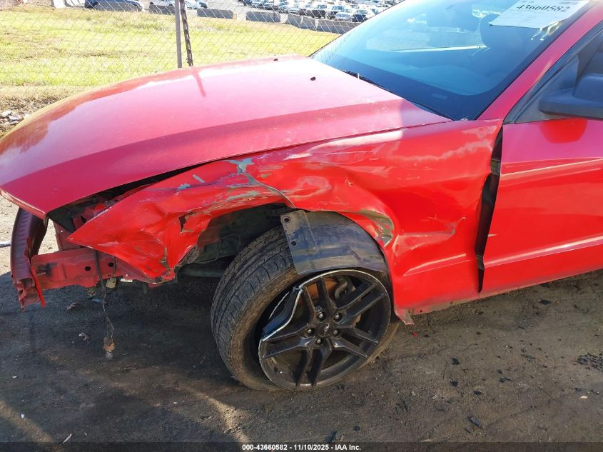 2008 Ford Mustang V6 Deluxe/V6 Premium VIN: 1ZVHT80N285182039 Lot: 43660582