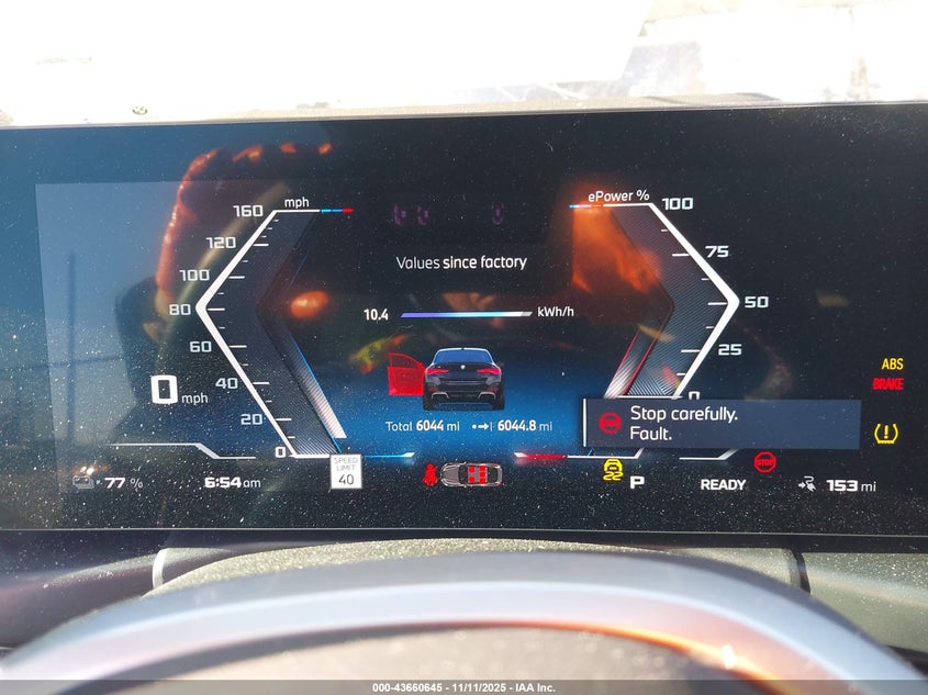 2025 BMW I4 Gran Coupe M50 VIN: WBY33HD00SFT94269 Lot: 43660645