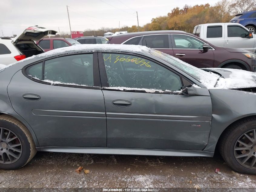 2005 Pontiac Grand Prix Gtp VIN: 2G2WR544351209839 Lot: 43660656