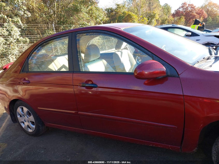 2008 Kia Spectra Ex VIN: KNAFE121085540287 Lot: 43660690