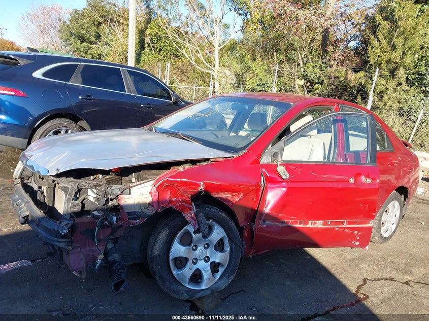 2008 Kia Spectra Ex VIN: KNAFE121085540287 Lot: 43660690