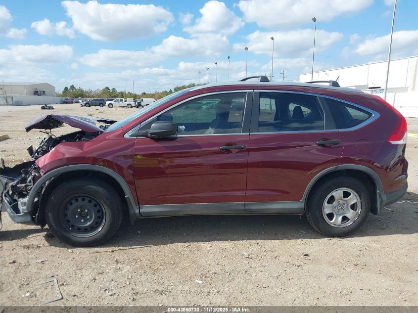 2013 Honda Cr-V Lx VIN: 5J6RM3H34DL038406 Lot: 43660730