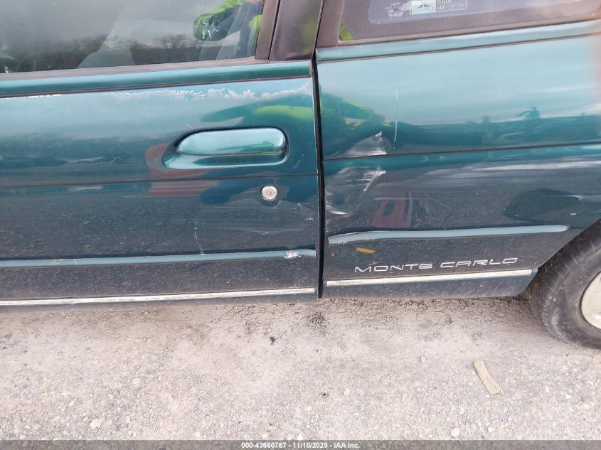 1997 Chevrolet Monte Carlo Ls VIN: 2G1WW12M4V9155851 Lot: 43660767