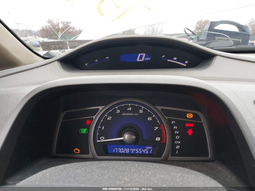 2007 Honda Civic Lx VIN: 1HGFA165X7L067537 Lot: 43660799