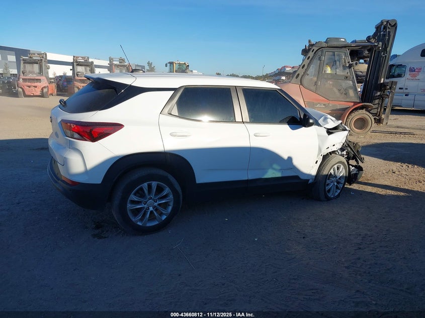 2021 Chevrolet Trailblazer Fwd Ls VIN: KL79MMS26MB100841 Lot: 43660812