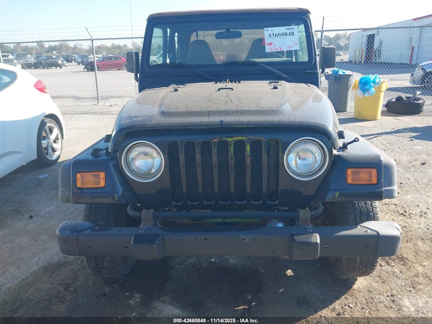 2002 Jeep Wrangler X VIN: 1J4FA39S62P720324 Lot: 43660848