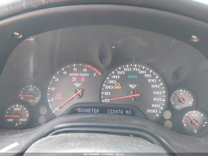 1998 Chevrolet Corvette VIN: 1G1YY32G0W5106783 Lot: 43660896