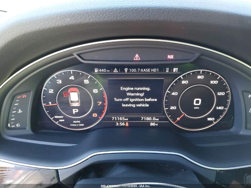 2017 Audi Q7 3.0T Premium VIN: WA1VAAF75HD054907 Lot: 43660901