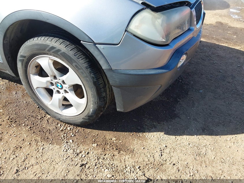 2007 BMW X3 3.0Si VIN: WBXPC93447WF16867 Lot: 43660933
