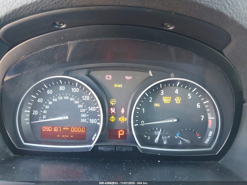 2007 BMW X3 3.0Si VIN: WBXPC93447WF16867 Lot: 43660933