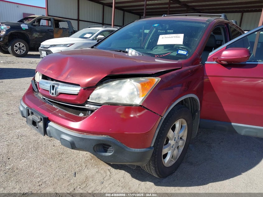 2008 Honda Cr-V Ex-L VIN: JHLRE38768C052855 Lot: 43660986