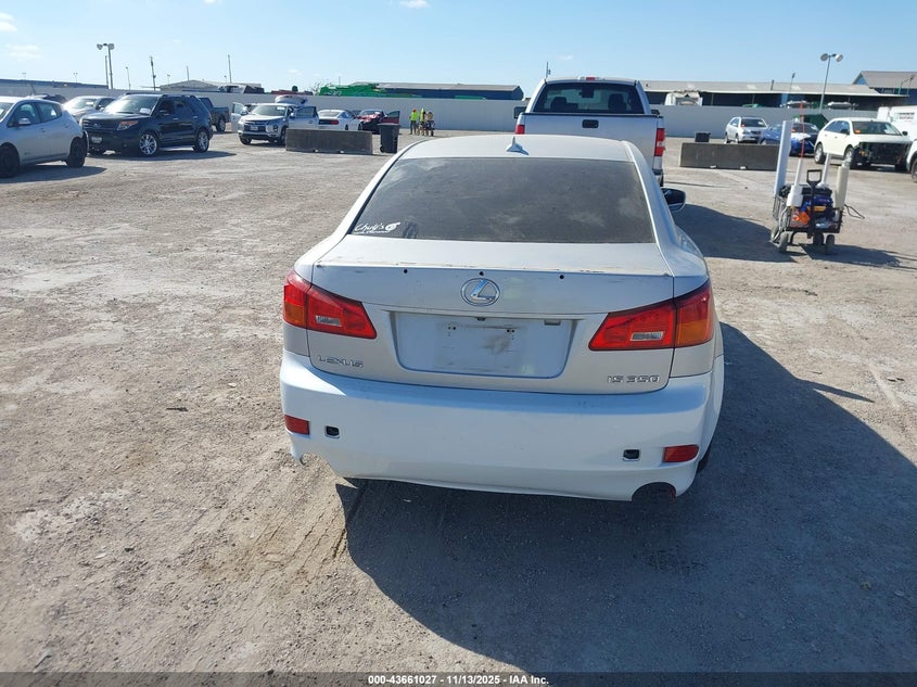 2008 Lexus Is 350 VIN: JTHBE262185018843 Lot: 43661027