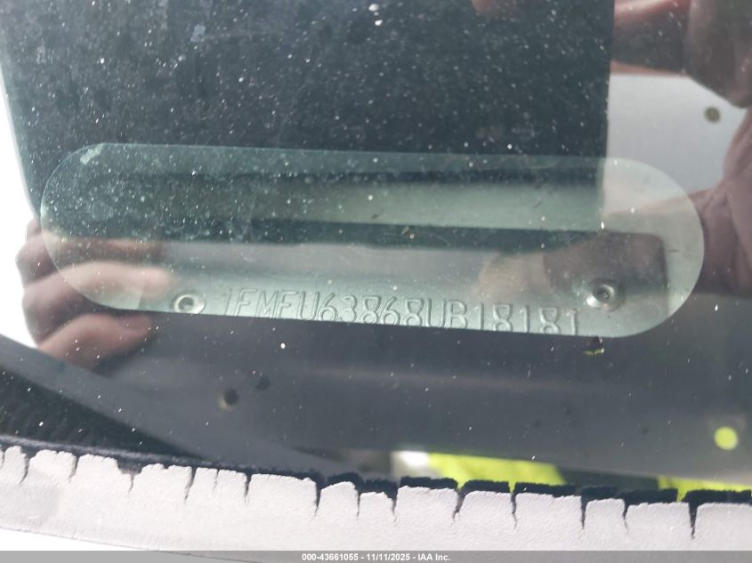 2008 Ford Explorer Xlt VIN: 1FMEU63868UB18181 Lot: 43661055