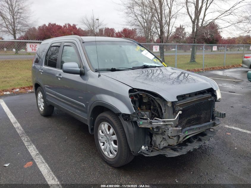 2006 Honda Cr-V Se VIN: SHSRD78986U401578 Lot: 43661060