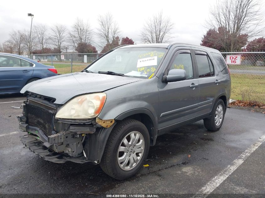 2006 Honda Cr-V Se VIN: SHSRD78986U401578 Lot: 43661060