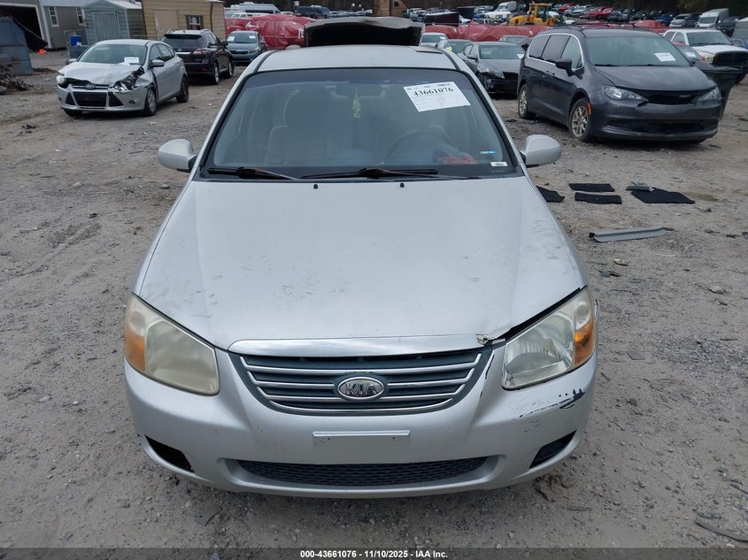 2008 Kia Spectra Ex VIN: KNAFE121585492009 Lot: 43661076