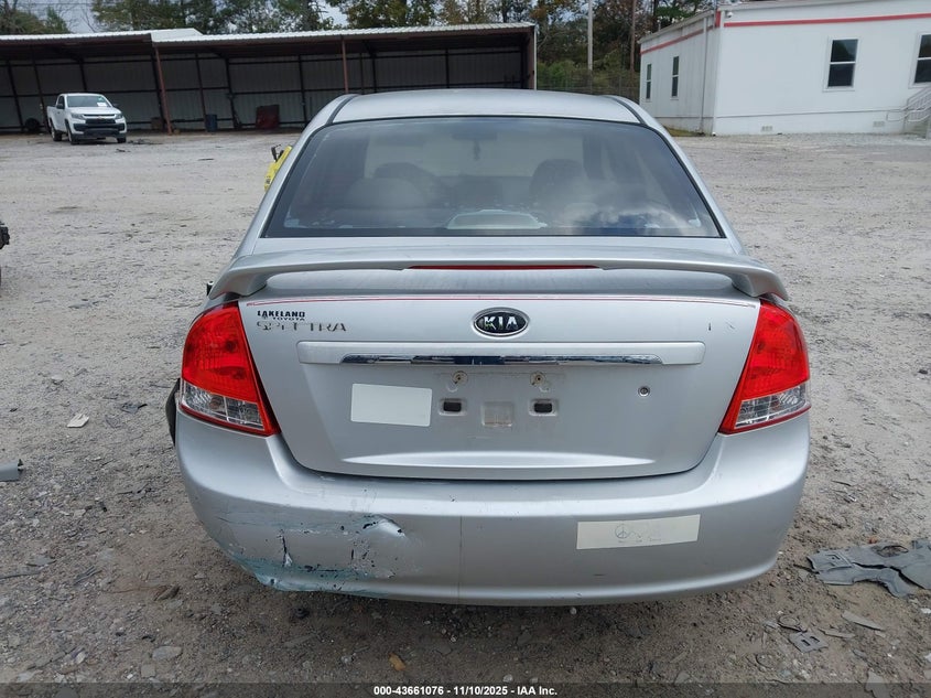 2008 Kia Spectra Ex VIN: KNAFE121585492009 Lot: 43661076