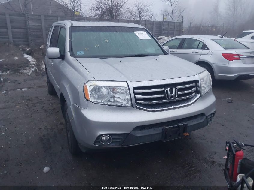 2012 Honda Pilot Ex-L VIN: 5FNYF4H5XCB039712 Lot: 43661123