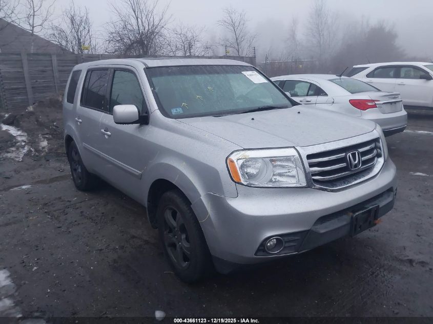 2012 Honda Pilot Ex-L VIN: 5FNYF4H5XCB039712 Lot: 43661123