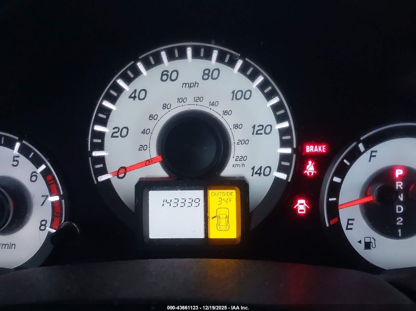 2012 Honda Pilot Ex-L VIN: 5FNYF4H5XCB039712 Lot: 43661123