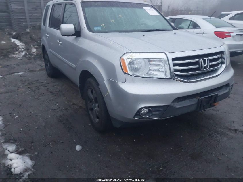 2012 Honda Pilot Ex-L VIN: 5FNYF4H5XCB039712 Lot: 43661123