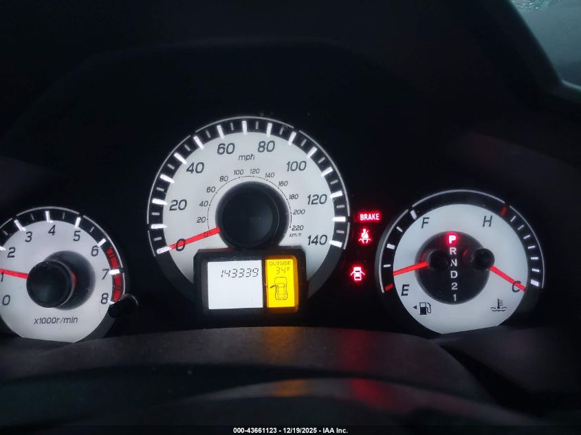 2012 Honda Pilot Ex-L VIN: 5FNYF4H5XCB039712 Lot: 43661123