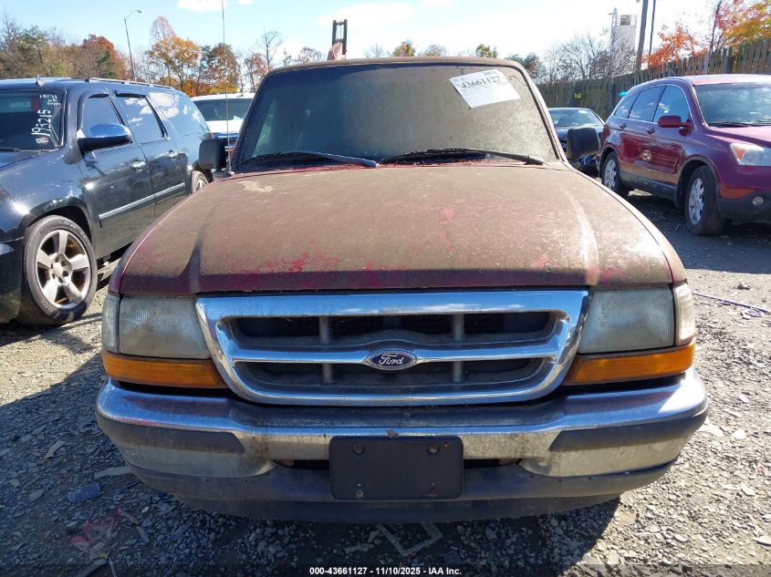 1998 Ford Ranger Splash/Xl/Xlt VIN: 1FTYR10C9WUB70500 Lot: 43661127