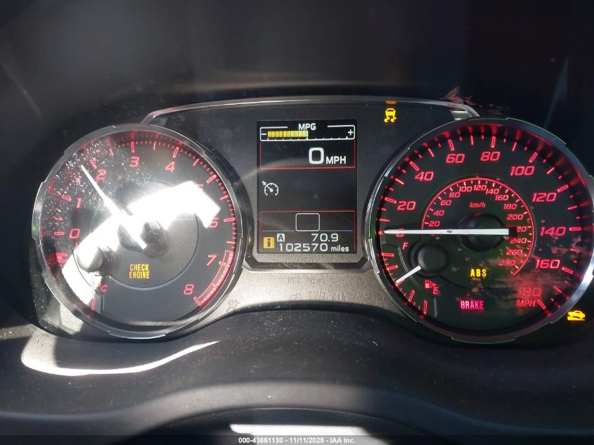 2016 Subaru Wrx Premium VIN: JF1VA1E67G9810887 Lot: 43661130