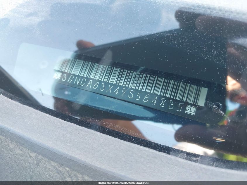 2009 Chevrolet Hhr Ss VIN: 3GNCA63X49S564835 Lot: 43661162