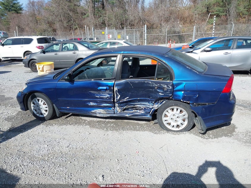 2004 Honda Civic Lx VIN: 2HGES16544H503445 Lot: 43661185