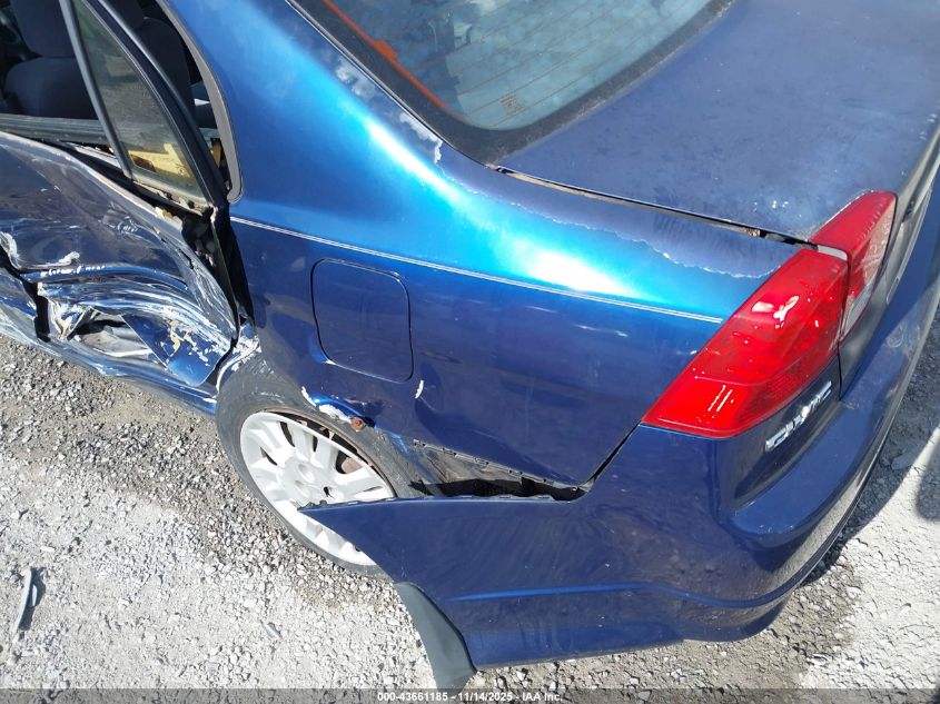 2004 Honda Civic Lx VIN: 2HGES16544H503445 Lot: 43661185