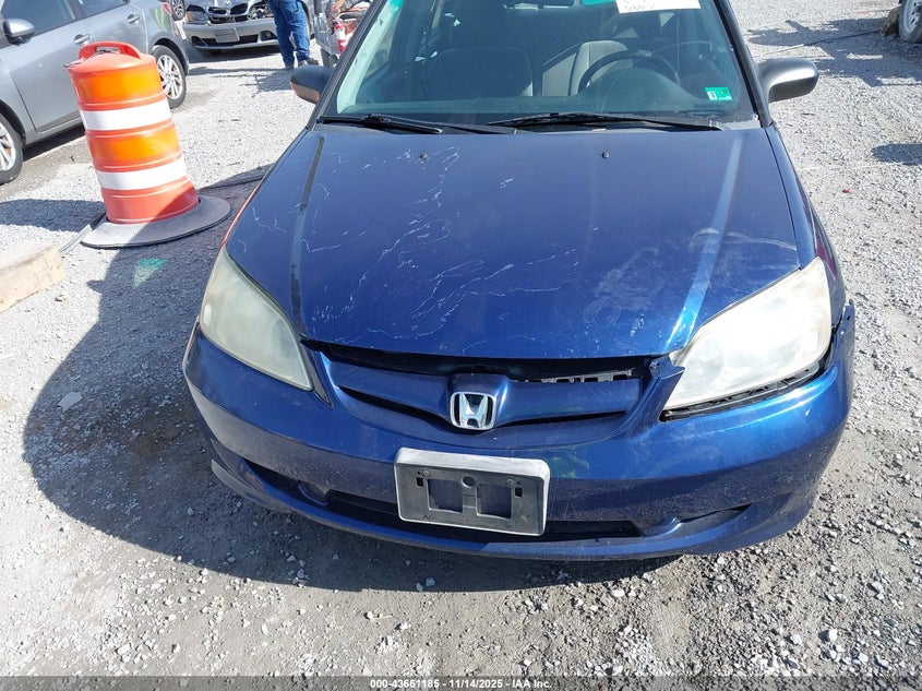 2004 Honda Civic Lx VIN: 2HGES16544H503445 Lot: 43661185