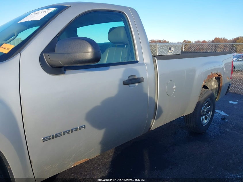 2010 GMC Sierra 1500 Work Truck VIN: 1GTPCTEX0AZ131990 Lot: 43661197
