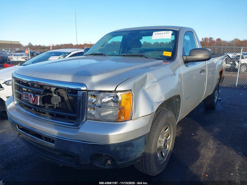 2010 GMC Sierra 1500 Work Truck VIN: 1GTPCTEX0AZ131990 Lot: 43661197