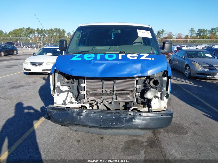 2014 Chevrolet Express 2500 Work Van VIN: 1GCWGGCA6E1202880 Lot: 43661231