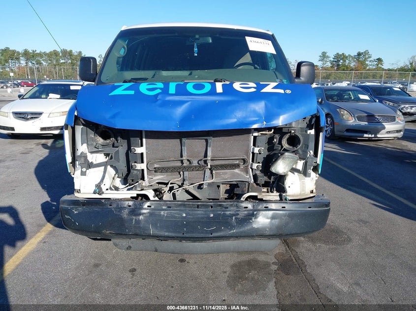 2014 Chevrolet Express 2500 Work Van VIN: 1GCWGGCA6E1202880 Lot: 43661231