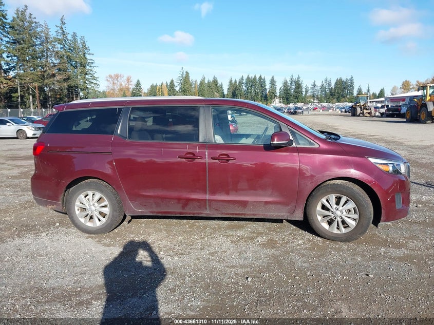 2016 Kia Sedona Lx VIN: KNDMB5C12G6163799 Lot: 43661310