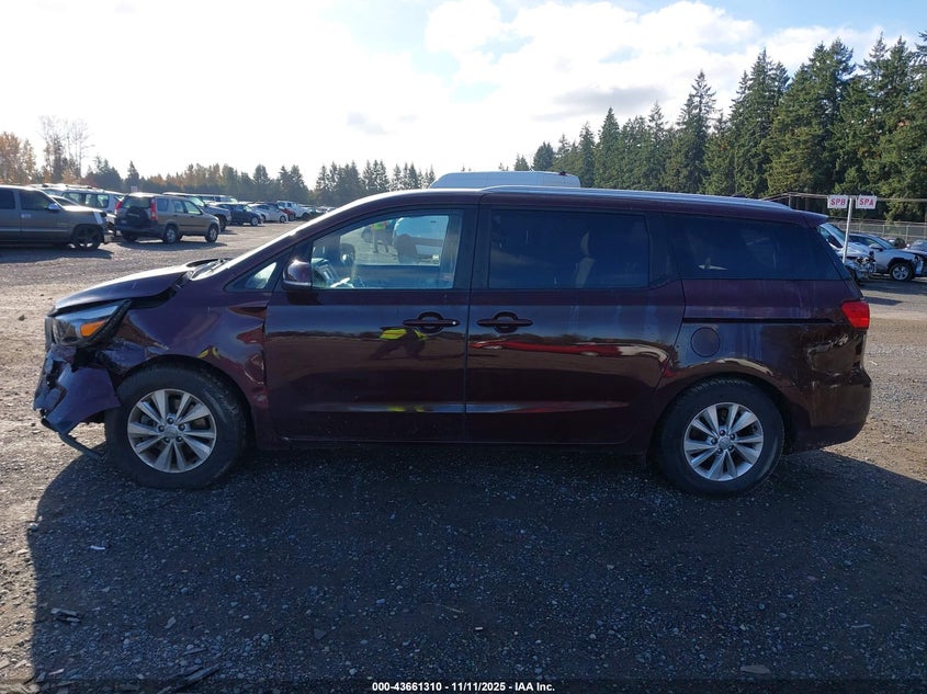 2016 Kia Sedona Lx VIN: KNDMB5C12G6163799 Lot: 43661310