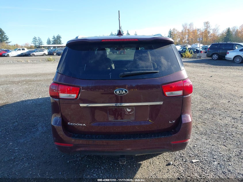 2016 Kia Sedona Lx VIN: KNDMB5C12G6163799 Lot: 43661310