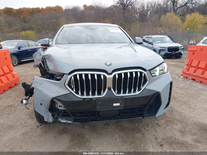 2025 BMW X6 xDrive40I VIN: 5UX33EX03S9Z49496 Lot: 43661319