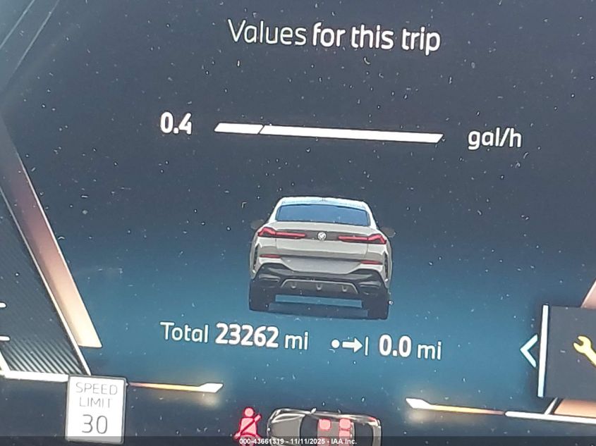 2025 BMW X6 xDrive40I VIN: 5UX33EX03S9Z49496 Lot: 43661319