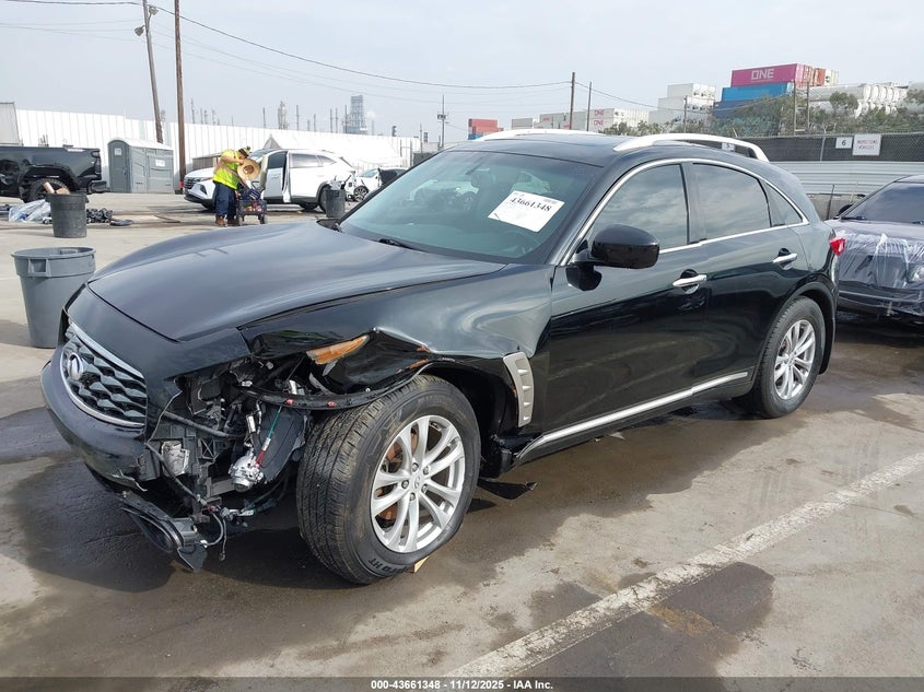 JNRAS18U89M102423 2009 INFINITI FX photo no. 2